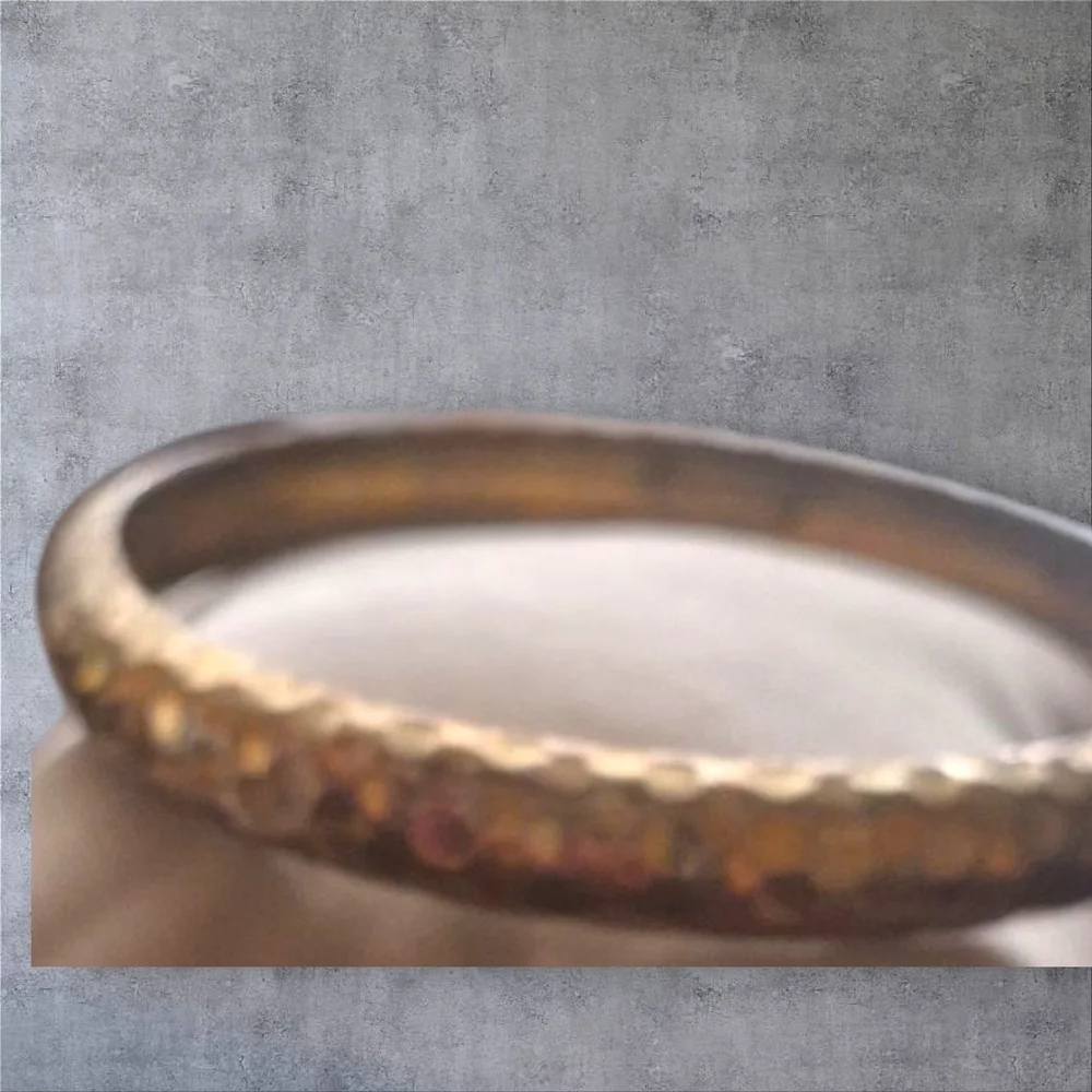 Vintage Gold Tone Bangle Set - 4